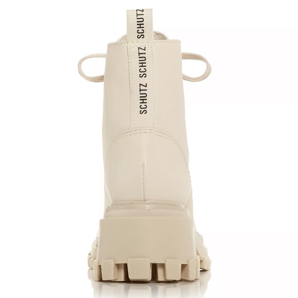 SCHUTZ BEIGE COMBAT BOOTS - Picture 3 of 4